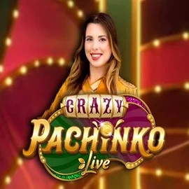 Live Casino logo of Crazy Pachinko from Evolution at Spinfin Casino