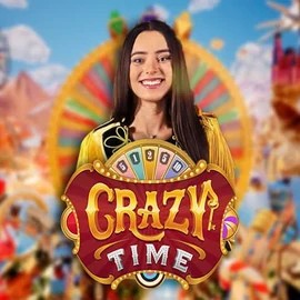 Crazy Time logo by Evolution Spinfin Casino