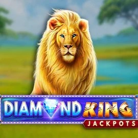 Enjoy Diamond King Jackpots by SpinPlay Games – logo hosted on spinfin.gr.com
