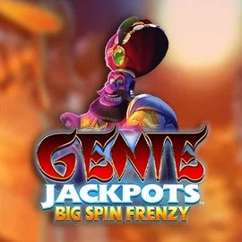 Jackpots logo of Genie Jackpots: Big Spin Frenzy from Blueprint Gaming at Spinfin Casino