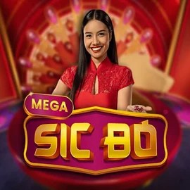 Mega Sic Bo online game logo by Pragmatic Play on spinfin.gr.com