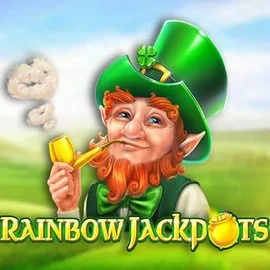 Jackpots logo of Rainbow Jackpots from Red Tiger Gaming at Spinfin Casino