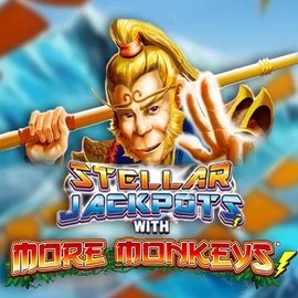 Stellar Jackpots with More Monkeys logo by Lightning Box Game at Spinfin Casino