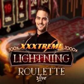 XXXtreme Lightning Roulette logo – Live Casino by Evolution at Spinfin Casino